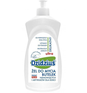 Dzidziuś Ultra Delikatny Żel do Mycia Butelek i Artykułów dla Niemowląt 500ml