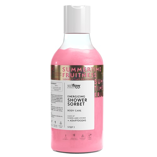 Vis Plantis So!Flow Luxurious Tropical Shower Gel with Guava & Lychee, 400ml