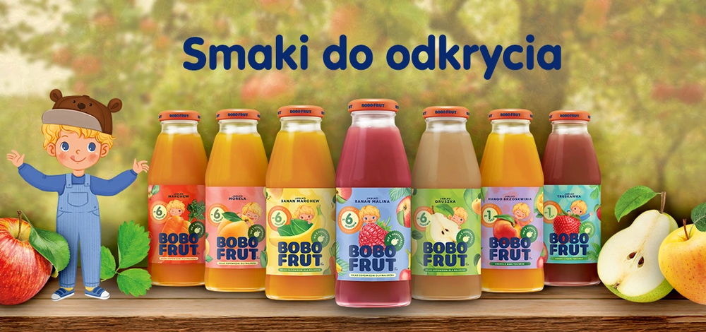 Bobo Frut Fruit Nectar Apple Apricot for Babies after 6 Months of Life 300ml
