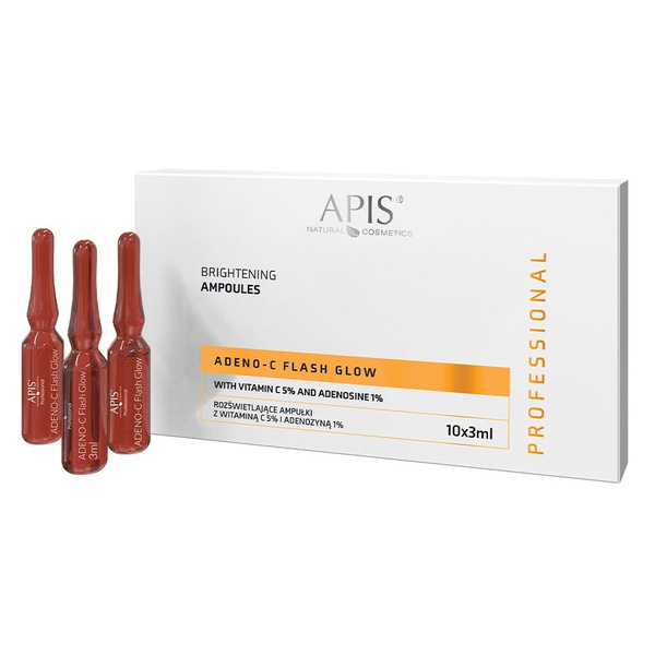 Apis Professional Adeno-C Flash Glow Brightening Ampoules 10x3ml