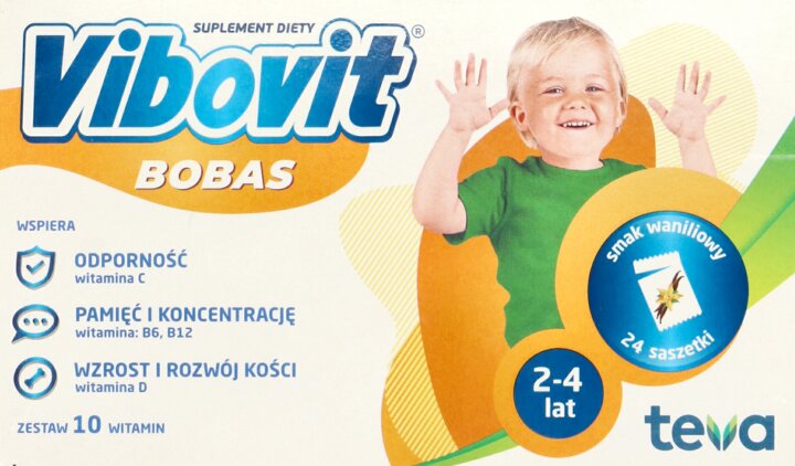 Vibovit Vanilla Babies for Children 2-4 Years Old, 30 Sachets