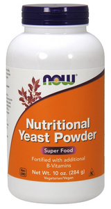 Now Foods Nutritional Yeast Powder Proszek Drożdżowy 284g