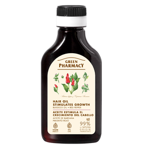 Green Pharmacy Stimulating Burdock Oil with Red Pepper Stimulates Hair Growth 100ml