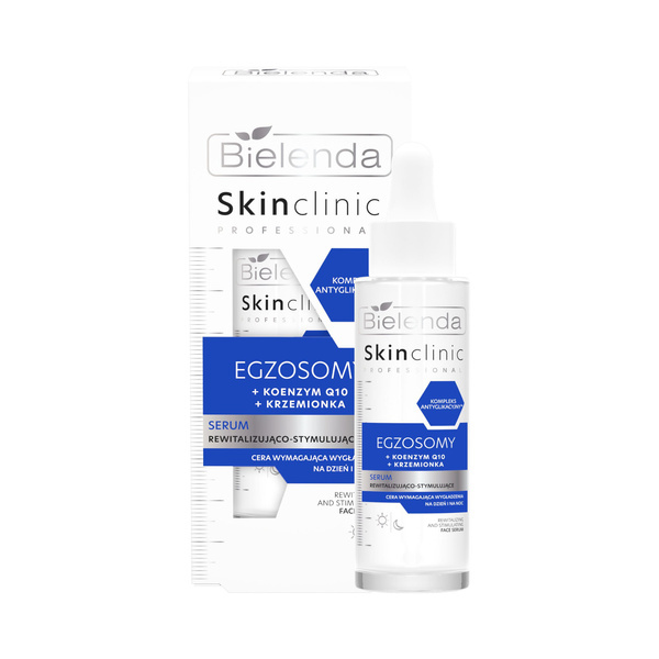 Bielenda Skin Clinic Professional Exosome Rewitalizująco-Stymulujące Serum na Dzień i na Noc 30ml