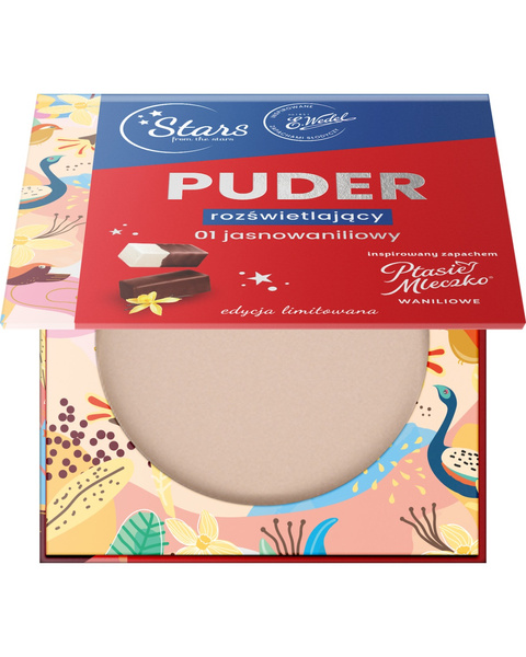 Stars From the Stars Wedel Puder Rozświetlający Nr 01 Jasnowaniliowy 8g