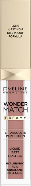 Eveline Wonder Match Matte Liquid Lipstick No. 04 Carmel 6.8ml