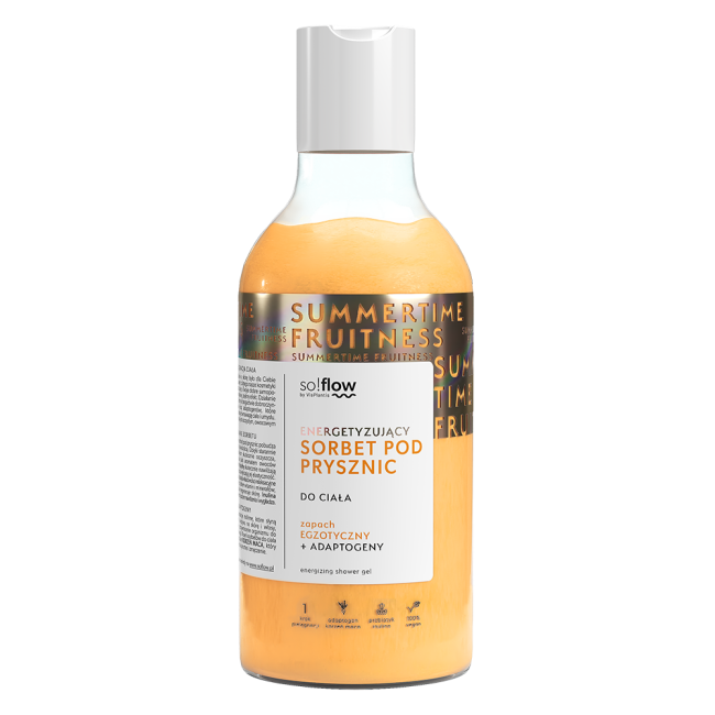 So!Flow by Vis Plantis Exotic Shower Sorbet - Luxurious Tropical Fruit Body Wash, 400ml