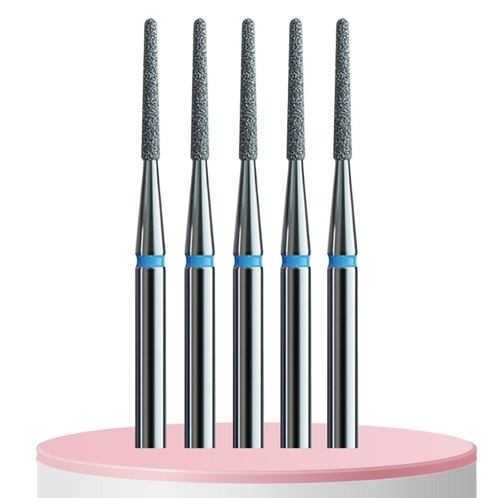 IQ Nails Podological Diamond Nail Drill Bits Slim Cone 1.2mm 5 pcs