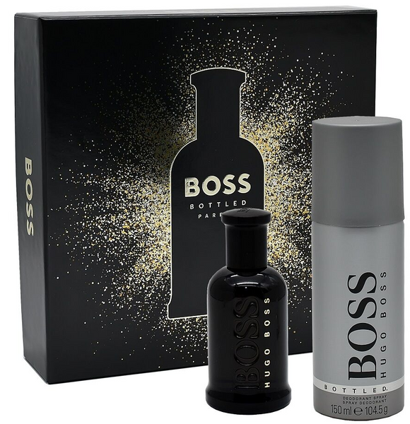 Hugo Boss Boss Bottled Parfum Gift Set 50ml EDP + 150ml Deodorant  Spray Set for Men 1 Piece