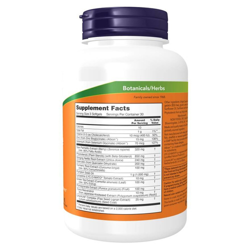 Now Foods Prostate Health Clinical Strength Supports Prostate Health 90 Capsules