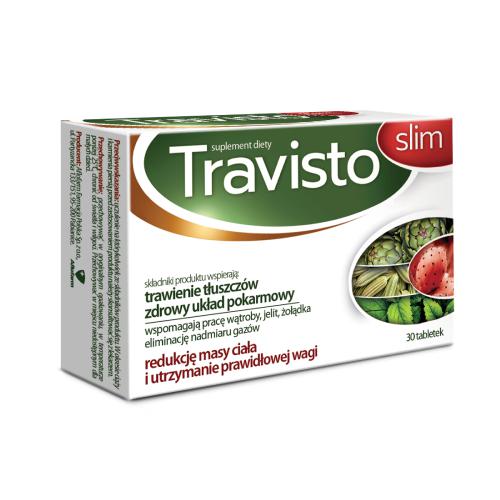 Travisto Slim na Układ Pokarmowy Trawienie i Redukcję Masy Ciała 30 Tabletek