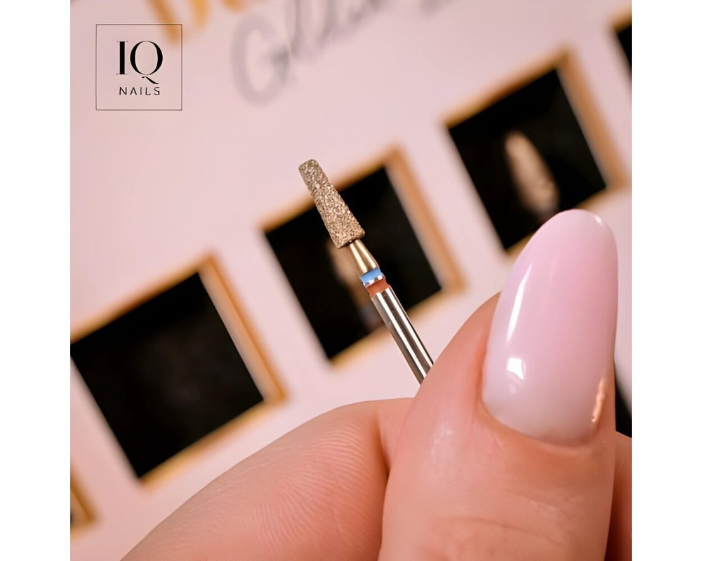 IQ Nails Duo -Bits Golden Fine Double Grain Set Innovative Set of Duo Cutters 4 Pieces