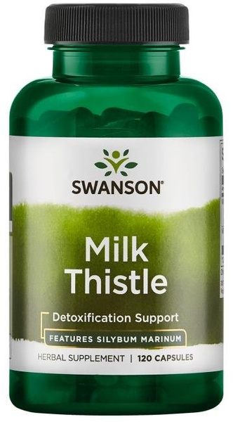 Swanson Milk Thistle 250mg Ostropest Plamisty Extract 120 Kapsułek