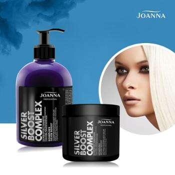 Joanna Professional Silver Boost Complex Odżywka Tonująca Kolor Srebrna 500g