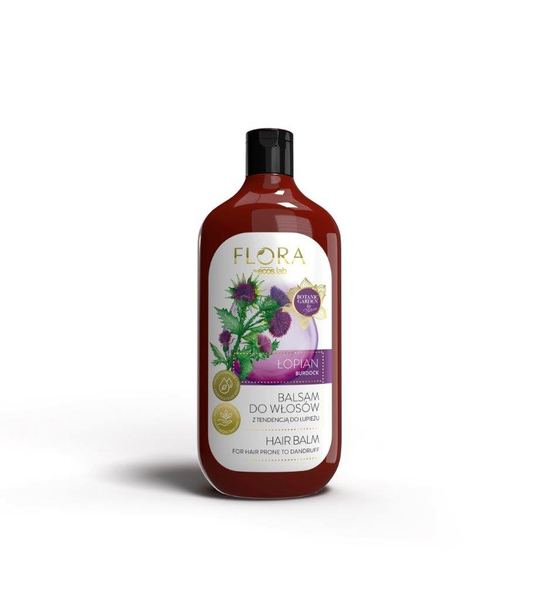 Flora by EcosLab Łopian Balsam do Włosów z Tendencją do Łupieżu 500ml