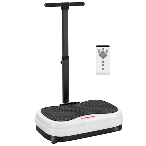 SPORTNOW Vibration Plate, with Adjustable/Removable Handle, Preset Modes, 50 Speeds