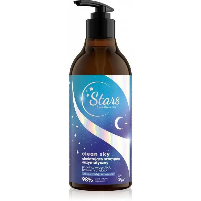 Stars from the Stars Clean Sky Chelatujący Szampon Enzymatyczny do Skóry Głowy Vegan 400ml