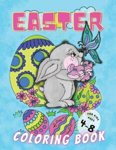 Joanna Sosnówka Beata Klimecka - Easter Coloring Book for Children Aged 4-8 English Edition