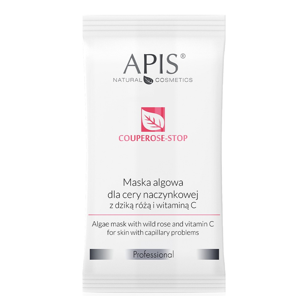 Apis Couperose-Stop Algae Mask with Wild Rose and Vitamin C for Capillary Skin 20g