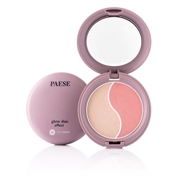 Paese Nanorevit Glow Duo Effect Illuminating Powder and Blush 4.5g