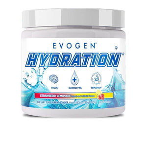 Evogen Hydration Strawberry Lemonade Hydration Powder with Electrolytes For Rehydration and Focus 237g