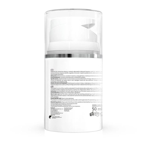 Apis Professional 40% Exfoliation Acid Mix Lactobionic Pyruvic Lactic Azelaic 50ml