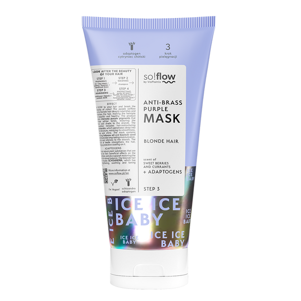 So!Flow Luxe Purple Cooling Mask for Blonde Hair - 200ml