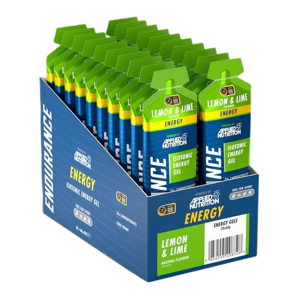 Applied Nutrition Endurance Izotoniczny Żel Energetyczny Cytryna i Limonka Na Szybką Energię 20 x 60g