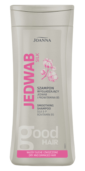 Joanna Silk Smoothing Moisturizing Shampoo for Dry Dull and Damaged Hair 200ml