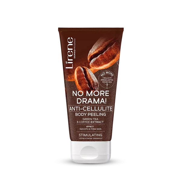 Lirene No More Drama! Anti-Cellulite Sugar Peeling with Coffee and Green Tea Extracts 175g