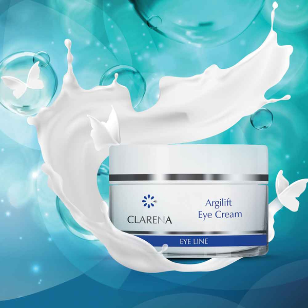 Clarena Eye Line Argilift Eye Cream for Mature and Sensitive Skin with Vegetable Extracts 15ml