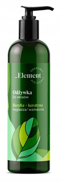 Vis Plantis Basil Element Strengthening Conditioner against Hair Loss Basil + Keratin 300ml