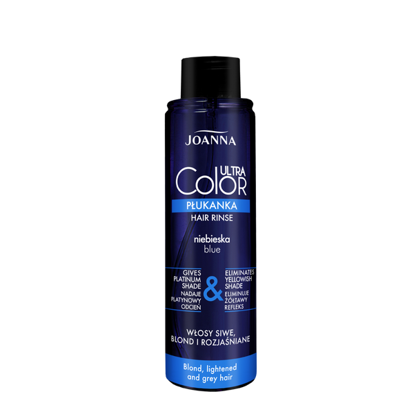 Joanna Ultra Color Rinse for Blonde Gray and Lightened Hair Blue 150ml