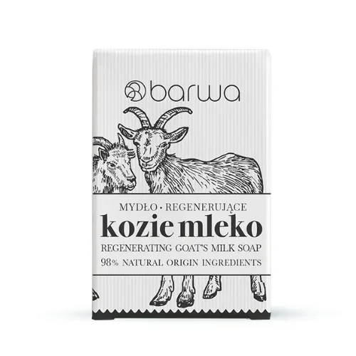 Barwa Pure Calm Regenerating Goat Milk Bar Soap for Sensitive and Dry Skin 100g