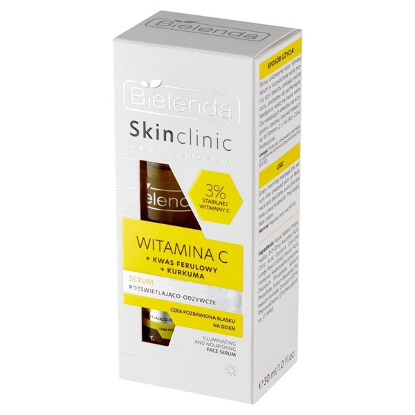 Bielenda Skin Clinic Professional Vitamin C Brightening and Nourishing Day Serum for Dull Skin 30ml