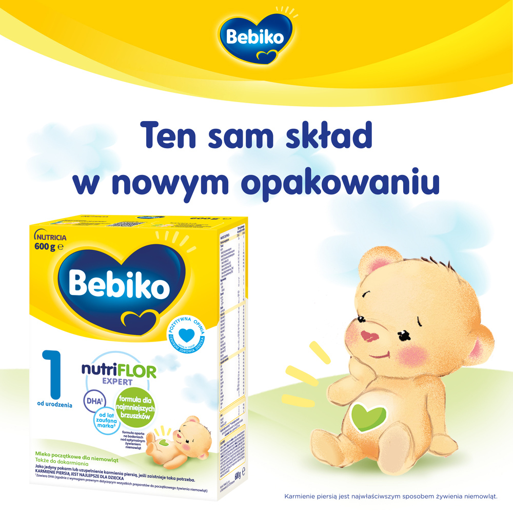 Bebiko NutriFlor Expert 1 Infant Milk from Birth 600g