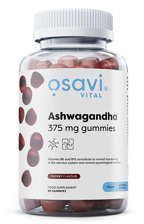Osavi Ashwagandha 375mg Żelki na Stres i Dobre Samopoczucie 90 Żelków