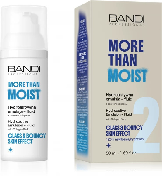 Bandi More than Moist Hydroaktywna Emulsja - Fluid z Bankiem Kolagenu 50ml