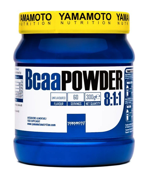 Yamamoto Nutrition BCAA Powder 8:1:1, Unflavoured - 300g
