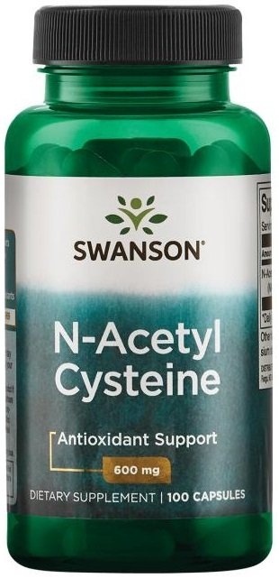 Swanson N-Acetyl Cysteine 600mg 100 Capsules