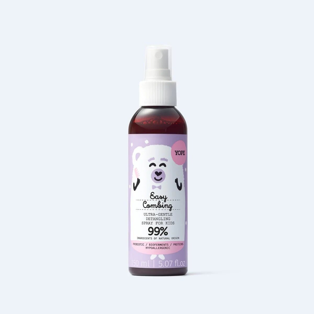 Yope Kids Easy Combing Ultradelikatny Spray do Niesfornych Włosów Dzieci powyżej 3 Roku Życia 150ml