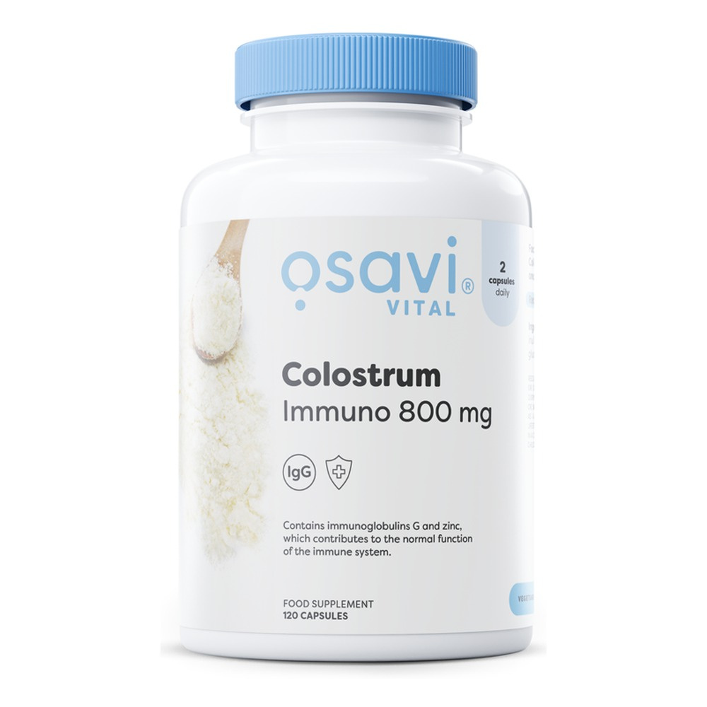 Osavi Colostrum Immuno Bovine Colostrum with Zinc for Immune Support 120 Capsules