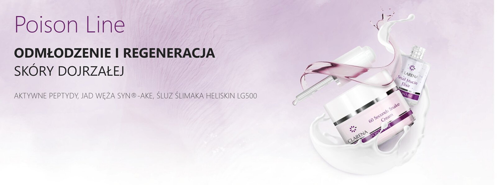 Clarena Poison Line 60 Seconds Luxury Anti-Wrinkle Snake Venom Cream for Mature Skin 50ml