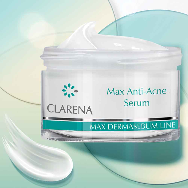 Clarena Max Dermasebum Anti-Acne Serum with Salicylic Acid & Pore Reductyl - 15ml
