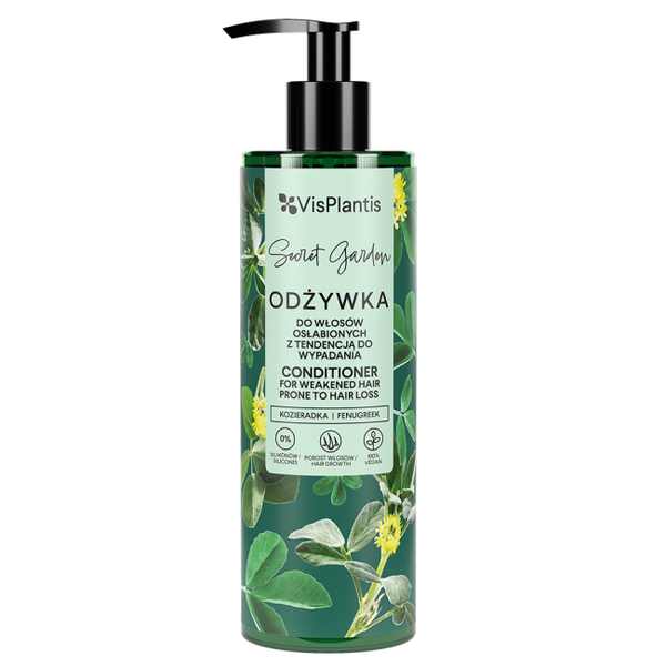 Vis Plantis Secret Garden Kozieradka Odżywka do Włosów Osłabionych z Tendencją do Wypadania 400ml