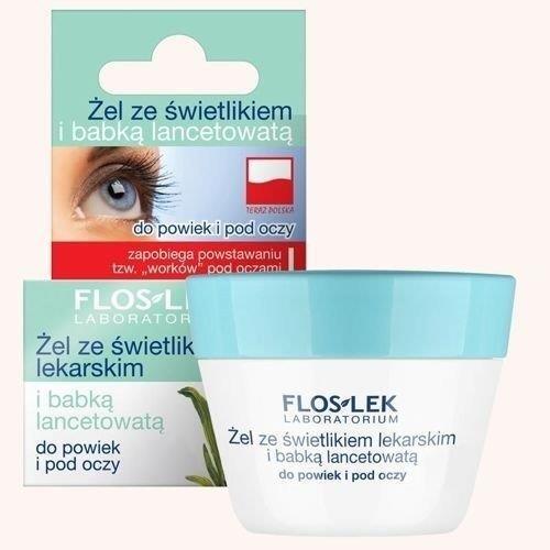 Floslek Eye Gel And Under Eye With Skylight and Plantain 10g