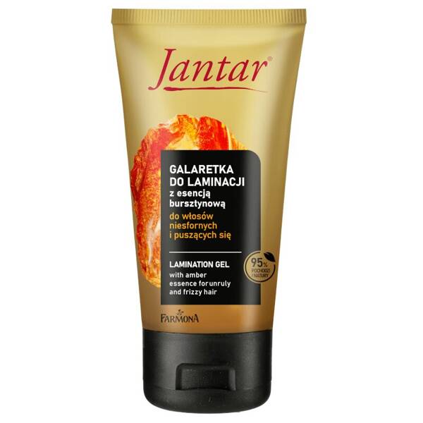 Jantar Galaretka do Laminacji Włosów z Esencją Bursztynową