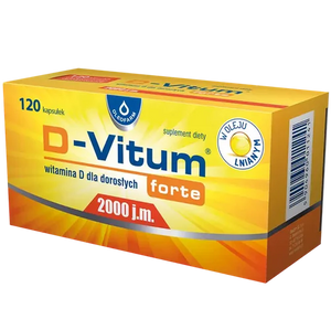 Oleofarm D-Vitum forte 2000 IU 120 Capsules