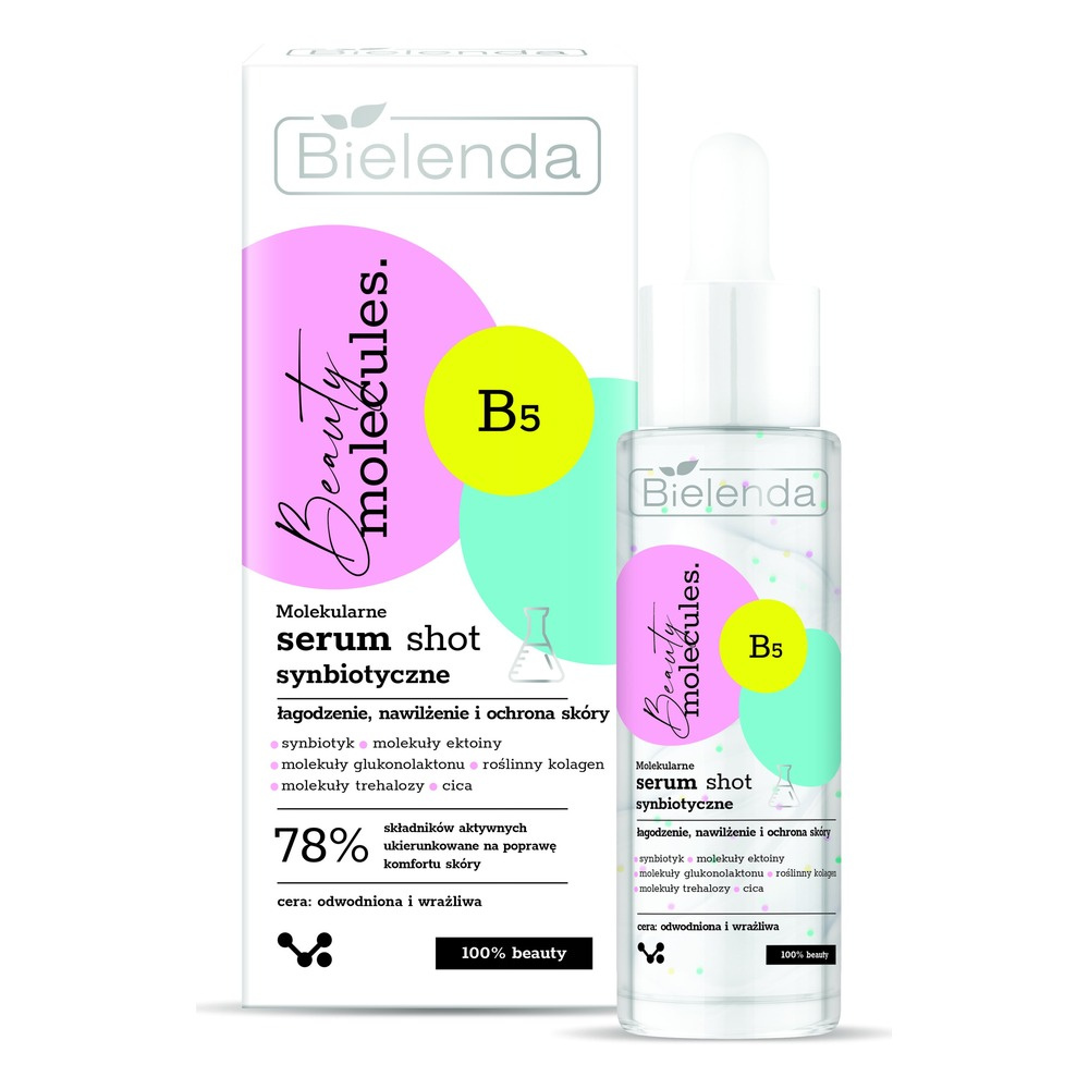 Bielenda Beauty Molecules Molecular Synbiotic Serum Shot for Dehydrated and Sensitive Skin 30ml