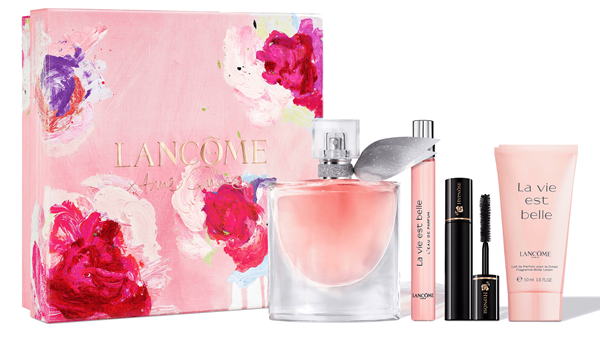 Lancôme La Vie Est Belle Woda Perfumowana 50ml EDP Woda Perfumowana 10ml EDP Balsam do Ciała 50ml Body Lotion Czarna Hypnôse Mascara 2ml Zestaw dla Kobiet 1 Sztuka